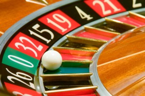 Picure of roulette wheel.