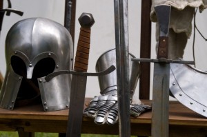 weaponry for a knight to do battle