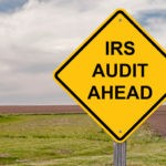 Picture for IRS Audit Prevention blog post showing an IRS audit ahead road sign